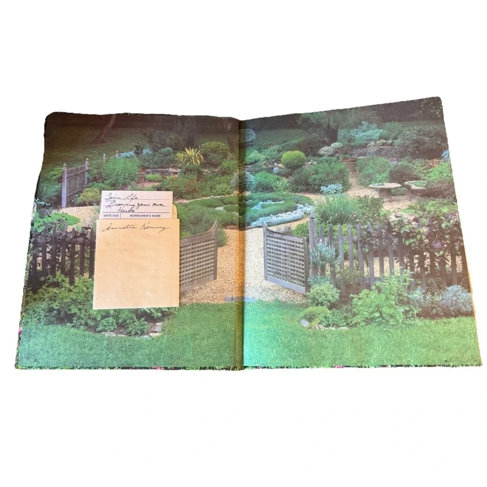 Growing Your Own Herbs Time-life Complete Gardener Coffee Table Book Decor